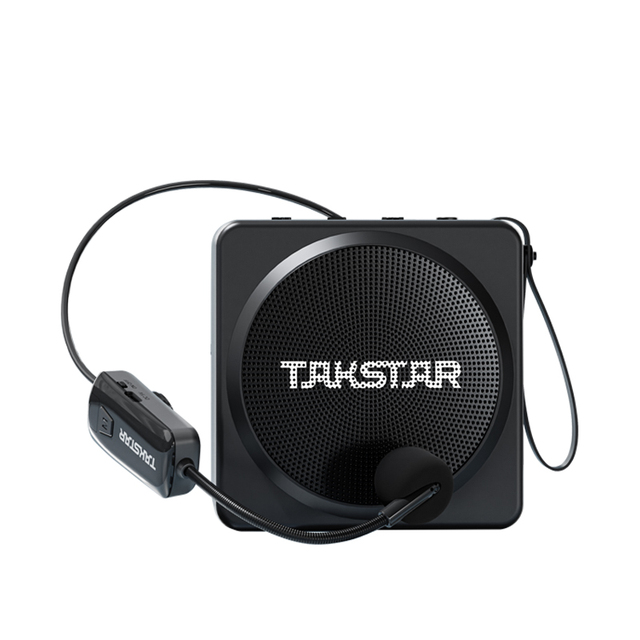 For E261W UHF Wireless Voice Amplifier Mini with Portable Headworn Mic 25W Metal for Teachers & Tour Guides
