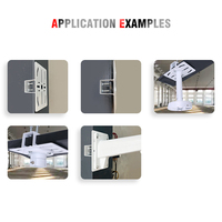 Support de caméra CCTV en fer et support de montage latéral CCTV fournis par l'usine