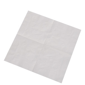 Disposable Virgin White 2 Ply Airlaid Paper Dinner <b>Napkins</b> Foldable Bag Style for Restaurant Dining - Product Image 2