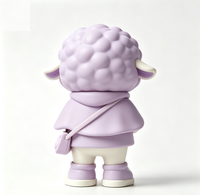 Figurine d'art de collection personnalisée en forme de mouton, statue de dessin animé en PVC et ABS, fabrication OEM en Chine, figurine personnalisée pour la vente en gros de produits de marque