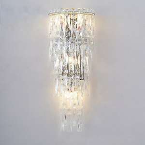 Lámpara de pared LED de cristal de lujo para el hogar, decoración interior de 3W para sala de estar, dormitorio, mesita de noche, nuevos edificios dúplex con clase - Product Image 3