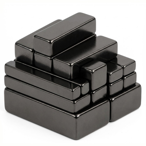 Aimant en <span class=keywords><strong>nickel</strong></span> noir anti-corrosion, taille personnalisée, néodyme NdFeB, bloc permanent, fabricant - Product Image 1