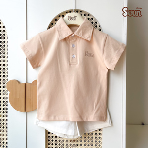 Camiseta Polo de Algodón para Niños al por Mayor, Camiseta Informal Transpirable y Cómoda para Niños y Niñas para Uso Diario - Product Image 4