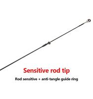 Joran pancing serat karbon 2 bagian, tongkat pancing Bass untuk air tawar Harga Murah 1.68M 1.8M 1.98M