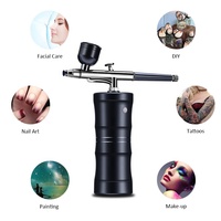 Kit de mini pistolet aérographe et de compresseur sans fil, Portable, sans câble, pour peinture de couleur pour cheveux, nouveau