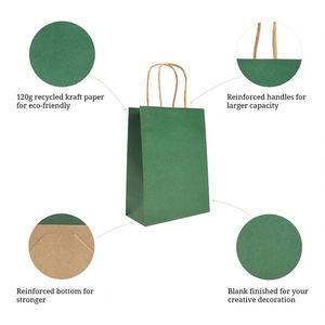 High Quality Kraft Paper Gift Christmas Kraft <b>Bags</b> With Handles Paper Shopping <b>Craft</b> Merchandise Premium Quality Paper <b>Bag</b> - Product Image 4