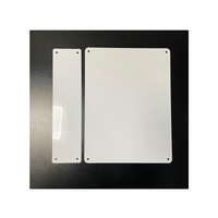 Plaques vierges en aluminium pour sublimation, finition brillante blanche, pour enseignes métalliques