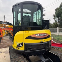 Mini-excavatrice hydraulique sur chenilles Yanmar Vio55 d'occasion, importée du Japon, 5,5 tonnes, à bas prix