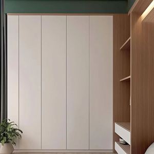 ตู้เสื้อผ้าไม้เนื้อแข็งห้องนอนบ้านใหม่ตู้เก็บของที่เรียบง่ายสามารถปรับแต่งได้ - Product Image 1