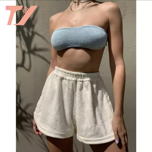 Abiti in tessuto moda estate personalizzati <span class=keywords><strong>donna</strong></span> morbidi <span class=keywords><strong>da</strong></span> <span class=keywords><strong>bagno</strong></span> <span class=keywords><strong>da</strong></span> <span class=keywords><strong>donna</strong></span> <span class=keywords><strong>pantaloncini</strong></span> <span class=keywords><strong>da</strong></span> spiaggia - Product Image 1