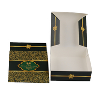 Faltbare, stapelbare Papierbox mit individuellem Logo und matter Laminierung für Gebäck, Backwaren und Desserts