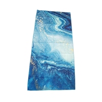 88% Polyester 12% Nylon Microfibre Ciel Étoilé Imprimé Logo Personnalisé et Taille Serviette De Plage Écologique À Séchage Rapide Sans Sable