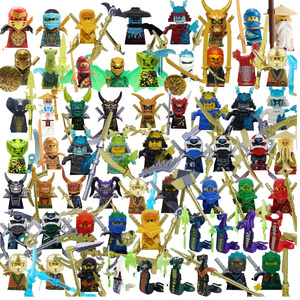 ชุดตัวต่อ Ninja Building Blocks Nya Lord Garmadon Mr. Skull Wizard Moro <span class=keywords><strong>Chokun</strong></span>-40-Piece ของเล่นประกอบพลาสติก ABS สำหรับเด็กอายุ 14 ปีขึ้นไป - Product Image 1