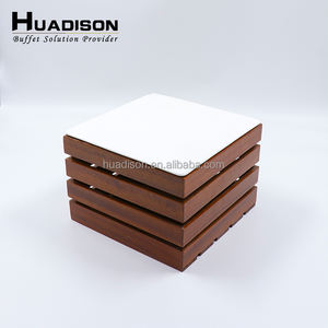 Exhibidores Rectangulares de Madera para Buffet, Suministros para Restaurantes y Hoteles Huadison, Elevadores para Exhibición de Pasteles y Postres en Banquetes y Cafeterías - Product Image 3