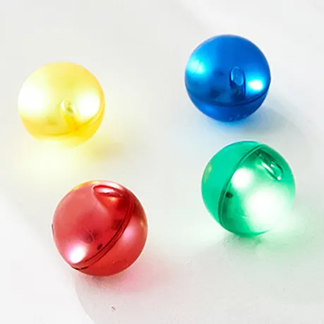 ลูกบอลเรืองแสงที่ทำงานด้วยแบตเตอรี่ mntl 4ชิ้นลูกกระพริบน้ำหนักเบาสำหรับบล็อกอาคารกระเบื้องแม่เหล็ก