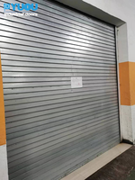 Puerta Enrollable Cortafuego de Acero Galvanizado Eléctrica con Sistema de Alarma y Alta Resistencia al Fuego