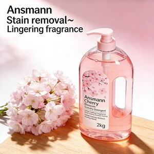 Deterjen Cair Ansmann Cherry Blossom 2kg Lembut untuk Kulit Sensitif Pembersih Noda Mendalam Aroma Tahan Lama Mudah Dibilas - Product Image 6