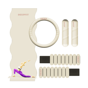 Yoga Pilates Accessories Yoga Pilates Beam <b>Adjustable</b> Ankle Weights Silicone Hand <b>Dumbbell</b> Bars Power Ring Yoga Mat - Product Image 3