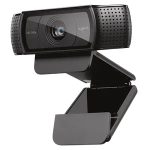 Logitech c920e hd 1080p pro webcam, versão de atualização inteligente usb widescreen para computador