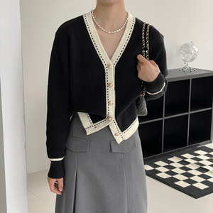 2024 Spring Women <strong>Long</strong> Sleeve Sweater <strong>Cardigan</strong> <strong>Line</strong> Solid Single Breasted Sweater <strong>Cardigan</strong> - Product Image 3