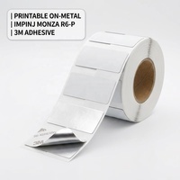 Etiqueta RFID Flexible Imprimible para Metal, Impinj Monza R6 UHF, para Rastreo de Activos