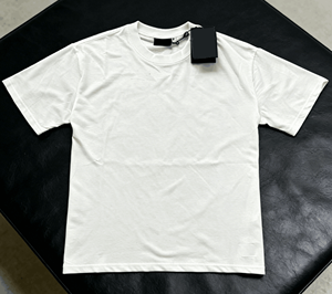 Prix d'usine T-shirt ample vintage en coton pur épais 260 grammes, coupe décontractée, imprimé, vêtements d'été pour hommes - Product Image 1