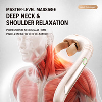 Masseur de cou et d'épaules à pétrissage direct usine, alimenté par USB, appareil de soulagement musculaire profond pour la maison, idéal pour un coffret cadeau