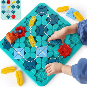 STEM jeu de société 118 niveaux logique constructeur de routes route labyrinthe Parent-enfant enfants éducatifs STEM jouets d'apprentissage jouet de voiture modifiable - Product Image 6