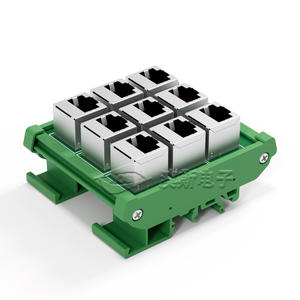 <span class=keywords><strong>RJ45</strong></span> DIN RAE 9 шт. <span class=keywords><strong>RJ45</strong></span> экранированные разъемы <span class=keywords><strong>RJ45</strong></span> Cat5e Ethernet - Product Image 1