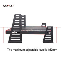 Plaque de support de pédale de simulateur de course Sim Racing Next Leveling Lite Simulator Support de pédales de simulateur de course en aluminium