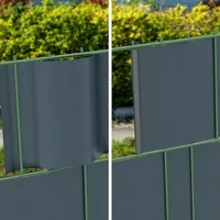 Bandes de protection d'intimité souples en PVC de taille personnalisée pour clôture de jardin extérieure en treillis métallique, écran d'intimité