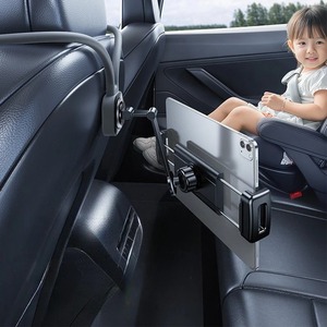 Support de tablette pour dossier de siège de voiture, rotatif à 360°, support universel pour téléphone et tablette, accessoires de voiture sportifs avec chargeur - Product Image 3
