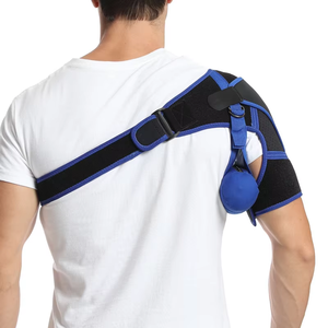 Supporto Compressivo per <span class=keywords><strong>Spalla</strong></span> per Prevenire Distorsioni e Luxazioni, Regolabile per Braccio Destro e Sinistro, Uomo e Donna - Product Image 1