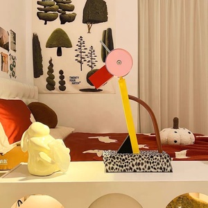 Lampe de table LED artistique créative en forme d'oiseau, protection des yeux, 3 couleurs changeantes, décoration en métal, lampe de lecture pour bureau, chambre d'enfant - Product Image 1