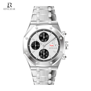 Reloj de pulsera de Etiqueta Privada, reloj de cuarzo con esfera multifunción, relojes de cuarzo <span class=keywords><strong>Exactime</strong></span>, relojes de movimiento de cuarzo japonés de 5 ATM - Product Image 4