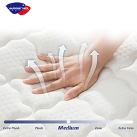 Matelas hôtelier compressé sous vide en boîte, tailles Twin, Simple, King Size, avec ressorts ensachés et mousse à mémoire de forme en gel