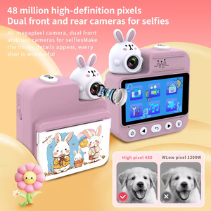 Factory Direct Supply Hot Selling High-quality Educational Fun Cartoon High-definition Camera Screen <b>Cameras</b> Safe Durable Build - Product Image 5