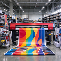 Mesin Printer Eco Solvente Format Besar 3.2m, Mesin Pembuatan Spanduk PVC Flex, Mesin Pencetak Spanduk Roll Up
