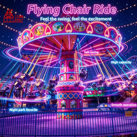 Chaise volante rotative Park Fun, équipement d'amusement, balançoire pivotante de luxe pour 24 personnes, nouvelle installation de divertissement pour zone panoramique