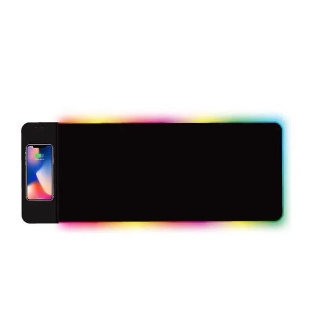 Large LED Lighting Waterproof XXL RGB Wireless Charging Gaming Mouse Pad