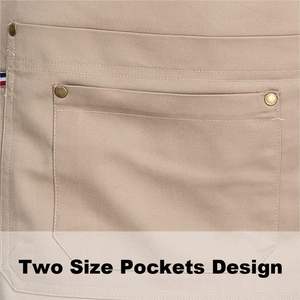 2025 Unisex Denim Half <b>Apron</b> <b>Waitress</b>/Waiter Waist <b>Apron</b> for Restaurant Cafe Hotel or Bar - Product Image 5