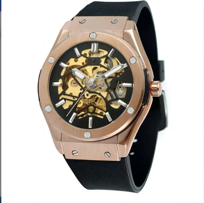 Forsining Watches Men Custom Logo Brand Tourbillon Automatic Mechanical Small Luxury wristwatches Mechanical Watches for men