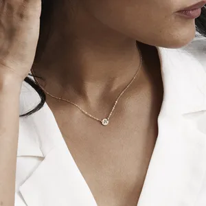 Collana con Ciondolo a 26 Lettere dell'Alfabeto EManco, Collana Girocollo Trendy per Donne, Vera Catena in Acciaio Inossidabile, Dropshipping - Product Image 3