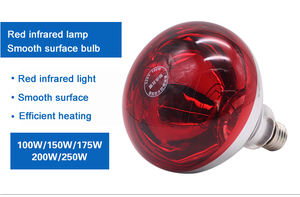 Lámpara de calefacción gruesa infrarroja para cría de animales, Bombilla de 100W/150W/200W/250W para incubar pollos, cerdo - Product Image 5