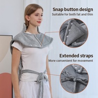Grande couverture chauffante en tissu super doux en cristal doux pour une chaleur double rapide et uniforme du dos et du corps 220V