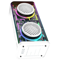 Venta al por mayor nuevo Bt 5,4 versión 2400mAh batería de litio altavoz portátil inalámbrico Hifi sonido Bt altavoz 16w para fiesta en casa