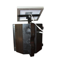 Solar gelbes Blinklicht LED-Blinklicht Gelbes langsames Wort Ampel