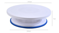 Plateau tournant et embouts en plastique pour décoration de gâteaux Kit d'outils de cuisson pour décoration de gâteaux