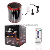 24V voiture LED écran souple lumière Devil's Eye affichage clignotant camion léger peut utiliser avant et arrière pare-brise feux d'avertissement