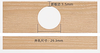 Loquet de meuble RV à bouton-poussoir sans clé, découpe de 30 mm, en alliage de zinc, anti-vibration, pour tiroir de camping-car et caravane